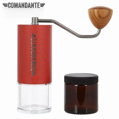 Ручная кофемолка Comandante C40 MK4 Nitro Sunset Red